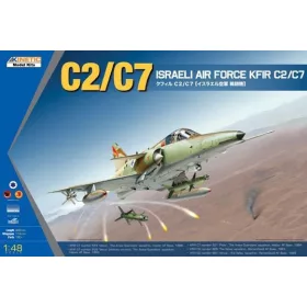   KINETIC 48046 Israeli Air Force Kfir C2/C7 repülőgép makett 1/48