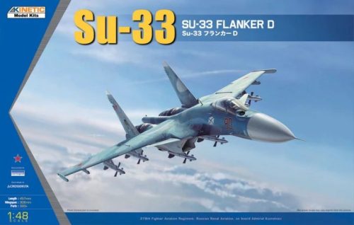 KINETIC 48062 Su-33 Flanker D repülőgép makett 1/48