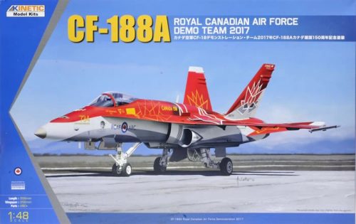 KINETIC 48070 CF-188A Royal Canadian Air Force Demo Team 2017 repülőgép makett 1/48
