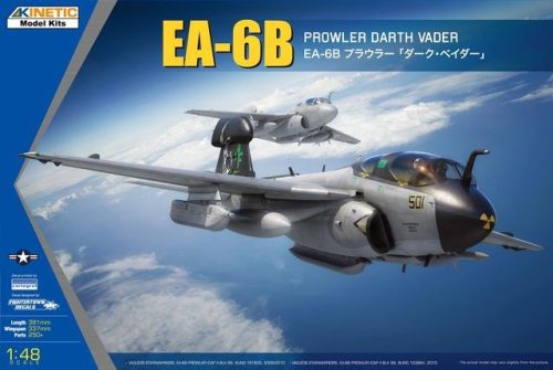 KINETIC 48075 EA-6B Prowler "Darth 'Vader" repülőgép makett 1/48