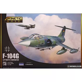   KINETIC 48083 F-104G Luftwaffe Starfighter repülőgép makett 1/48