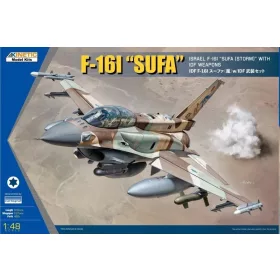 KINETIC 48085 F-16I SUFA Israel F-16I Sufa (Storm) with IDF Weapons repülőgép makett 1/48