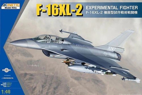 KINETIC 48086 F-16XL-2 Experimental Fighter repülőgép makett 1/48