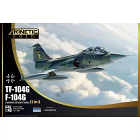   KINETIC 48089 Lockheed TF-104G Starfighter repülőgép makett 1/48