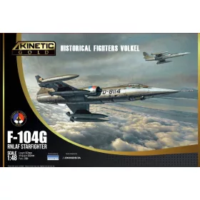   KINETIC 48090 F-104G RNLAF Starfighter Historical Fighters Volkel repülőgép makett 1/48