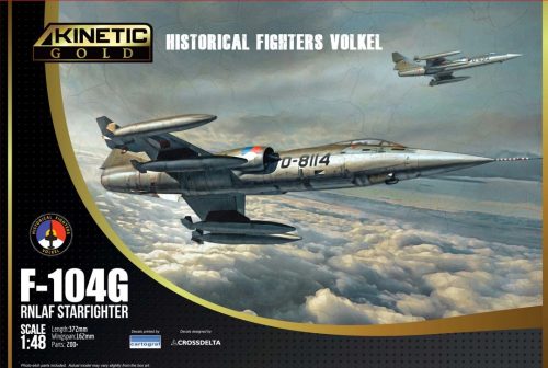 KINETIC 48090 F-104G RNLAF Starfighter Historical Fighters Volkel repülőgép makett 1/48