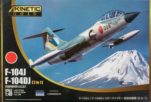 KINETIC 48092 F-104J F104DJ Starfighter J.A.S.D.F. [2 in 1] repülőgép makett 1/48