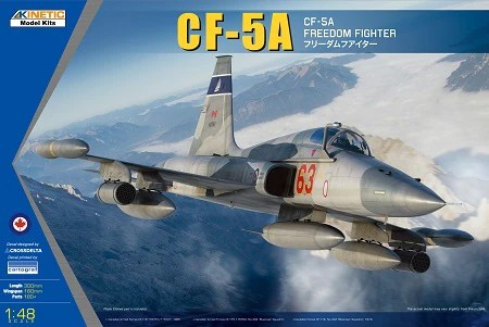 KINETIC 48109 CF-5A Freedom Fighter repülőgép makett 1/48