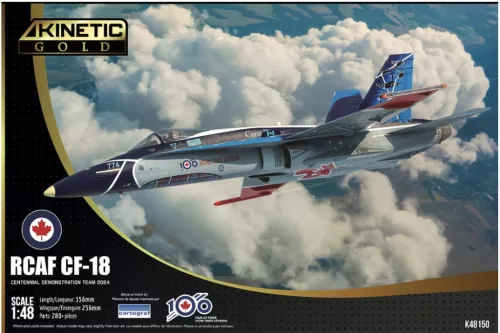 KINETIC 48150 CF-188A RCAF Centennial Demo Team 2024 repülőgép makett 1/48