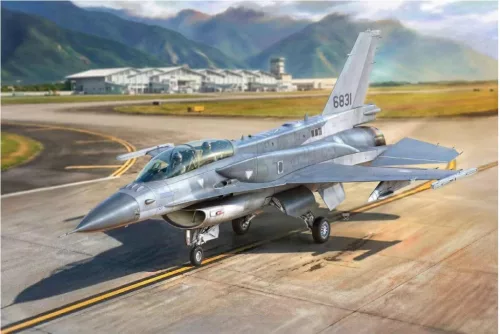 KINETIC 48155 ROCAF F-16V Block 70 repülőgép makett 1/48