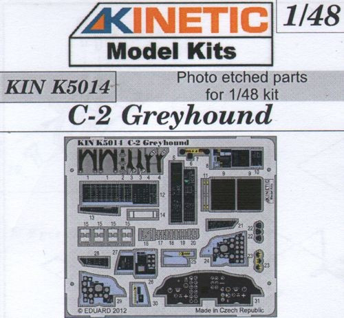 KINETIC 5014 Grumman C-2A Greyhound Detailing Set 1/48 feljavító készlet