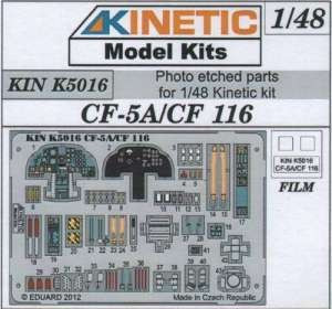 KINETIC 5016 Canadair CF-5A/CF 116 Detailing Set 1/48 feljavító készlet