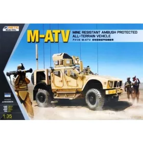   KINETIC 61007 M-ATV Mine Resistant Ambush Protected All-Terrain Vehicle 1/35 harcjármű makett