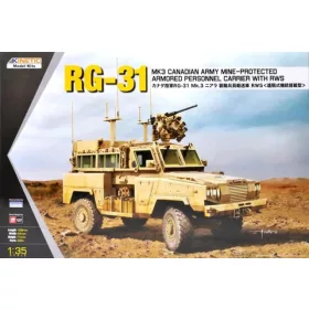 KINETIC 61010 RG-31 Mk3 Canadian Army Mine-Protected Armored Personnel Carrier With RWS 1/35 ha