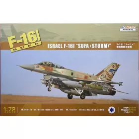 KINETIC 72001 Israel F-16I Sufa (Storm) 1/72 repülőgép makett