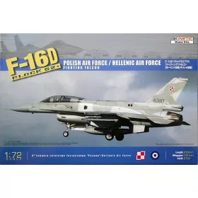 KINETIC 72002 F-16D Block 52+ Polish Air Force / Hellenic Air Force Fighting Falcon 1/72 repül