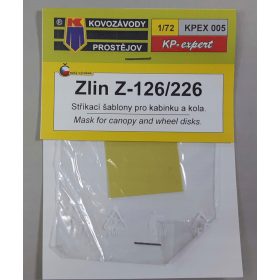 KPEX005 Zlin Z-126/226 canopy mask - maszkolósablon 1/72