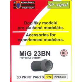 KPEX057 Mig-23BN 3D exhaust feljavító készlet 1/72
