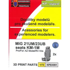 KPEX061 Mig-21UM/Mig-23UB seat feljavító készlet 1/72