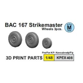   KPEX408 BAC 167 Strikemaster (3D wheels for FLY model) - feljavító készlet 1/48