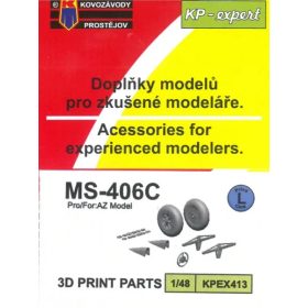 KPEX413 MS-406C 3D parts - feljavító készlet 1/48