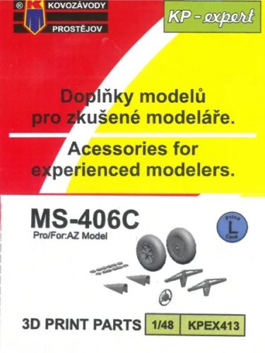 KPEX413 MS-406C 3D parts - feljavító készlet 1/48