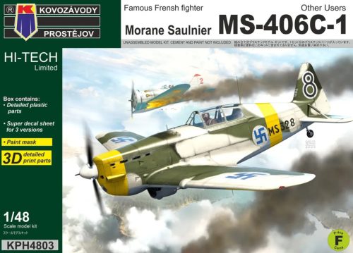 KPH4803 MS-406C-1 Other Users repülőgép makett 1/48