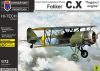 KPH7202 Fokker C.X “Pegasus engine” repülőgép makett 1/72