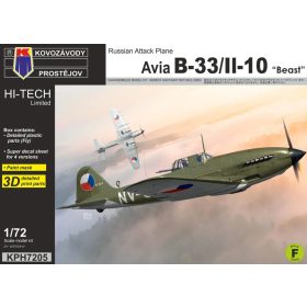 KPH7205 Avia B-33/Il-10 “Beast” repülőgép makett 1/72