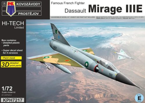 KPH7217 Mirage IIIE repülőgép makett 1/72