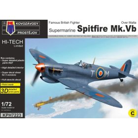   KPH7223 Supermarine Spitfire Mk.Vb "Over Malta" repülőgép makett 1/72
