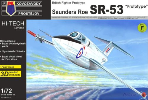 KPH7225 Saunders Roe SR-53 "Prototype" repülőgép makett 1/72
