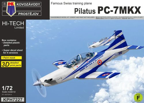 KPH7227 Pilatus PC-7MKX repülőgép makett 1/72