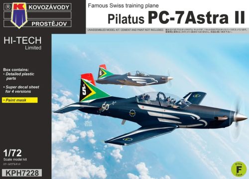 KPH7228 Pilatus PC-7 Astra II repülőgép makett 1/72