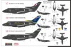 KPH7229 Hawker Siddeley HS.125 Dominie T1 „Black & White“ repülőgép makett 1/72