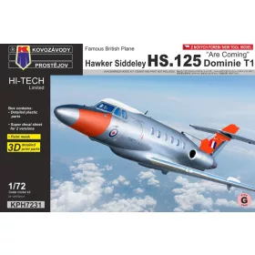   KPH7231 Hawker Siddeley HS.125 Dominie T1 „Are Coming“ repülőgép makett 1/72