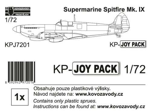 KPJ07201 Supermarine Spitfire Mk.IX KP-JOYPACK repülőgép makett 1/72