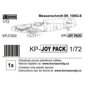   KPJ07202 Messerschmitt Bf 109G-6 KP-JOYPACK repülőgép makett 1/72