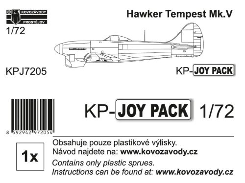 KPJ7205 Hawker Tempest Mk.V KP-JOYPACK repülőgép makett 1/72