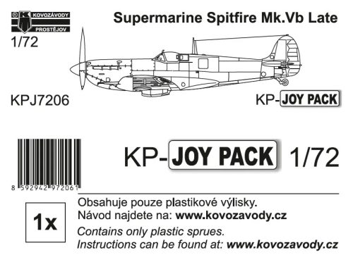 KPJ07206 Supermarine Spitfire Mk.Vb Late KP-JOYPACK repülőgép makett 1/72
