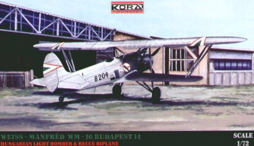 KPK7274 Weiss-Manfred WM-16 Budapest 14 repülőgép makett 1/72
