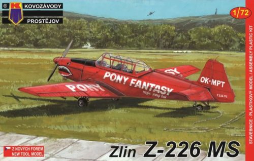 KPM0005 Zlin Z-226MS Trenér 2 repülőgép makett 1/72