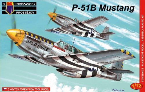 KPM0029 North American P-51B Mustang repülőgép makett 1/72