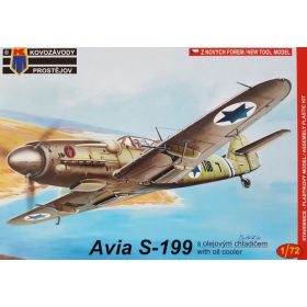 KPM0049 Avia S-199 with oil cooler repülőgép makett 1/72