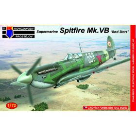   KPM0068 Supermarine Spitfire Mk.VB Red Stars repülőgép makett 1/72