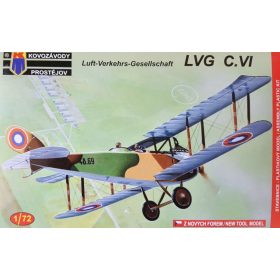 KPM0071 LVG C.VI CZ,USSR repülőgép makett 1/72