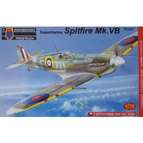   KPM0074 Supermarine Spitfire Mk.VB Early Aces RAF repülőgép makett 1/72