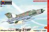 KPM0084 MiG-21MF CZAF repülőgép makett 1/72