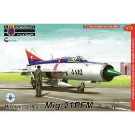 KPM0122 MiG-21PFM „Fishbed F“ repülőgép makett 1/72