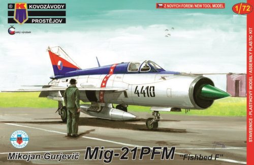 KPM0122 MiG-21PFM „Fishbed F“ repülőgép makett 1/72